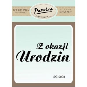 Stempel gumowy Papelia Z okazji Urodzin